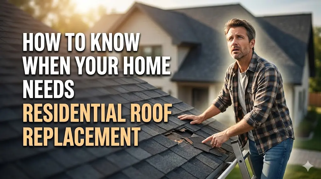 How to Know When Your Home Needs Residential Roof Replacement