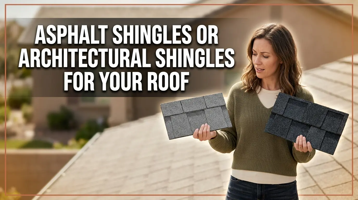 Asphalt Shingles or Architectural Shingles for Your Roof