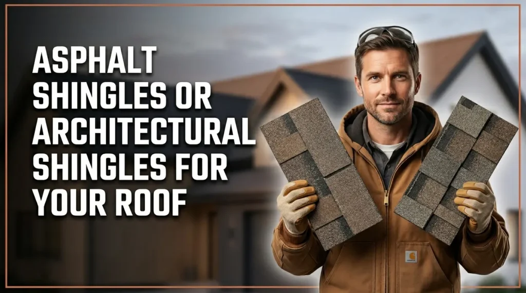 Asphalt Shingles or Architectural Shingles for Your Roof