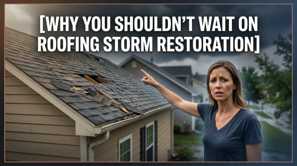 Why You Shouldn't Wait on Roofing Storm Restoration