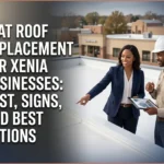 Flat Roof Replacement for Xenia Businesses Cost, Signs, and Best Options