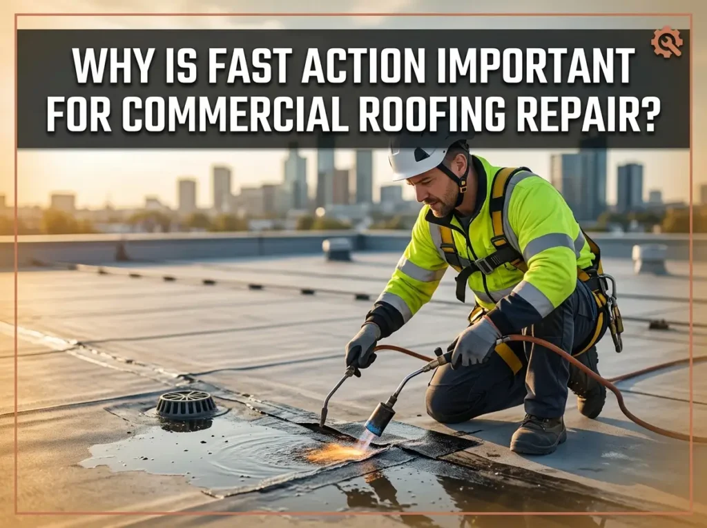 Why Is Fast Action Important for Commercial Roofing Repair